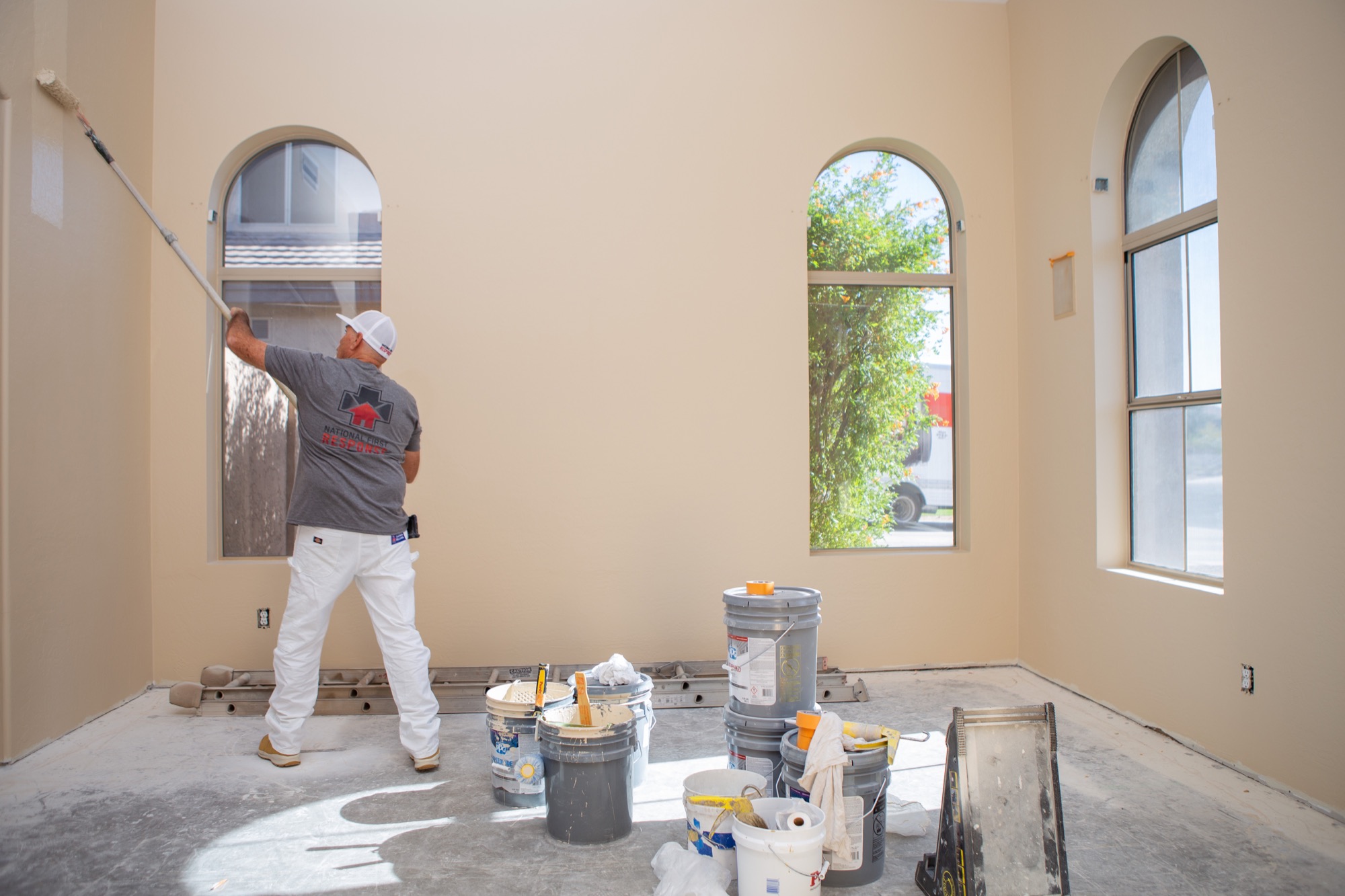 Control the recovery during commercial restoration
