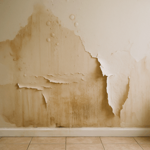 Featured image for โDrywall Water Damage: How To Identify, Dry, and Repair It Safelyโ