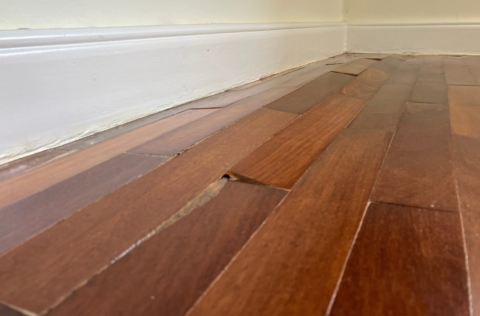 Featured image for “Water Damaged Hardwood Floor Repair: What to Know Before Replacing Floors”